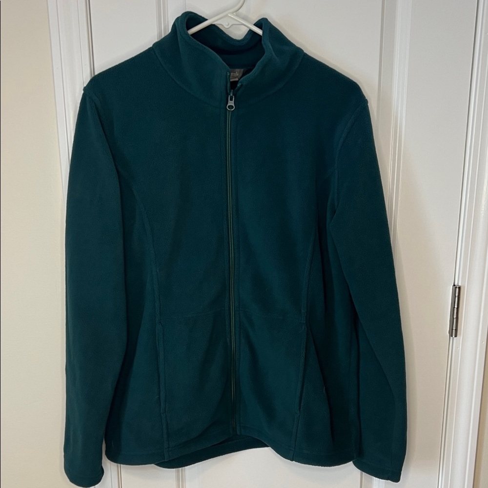 Natural Reflections Green Fleece Jacket
